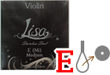 バイオリン弦　Prim Lisa／Ｅ線