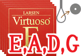 バイオリン用セット弦 Larsen Virtuoso