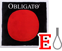 バイオリン弦　Obligato／Ｅ線3138