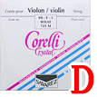 バイオリン弦　Corelli Crystal／Ｄ線703M