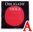 ビオラ弦　Obligato／Ａ線3211