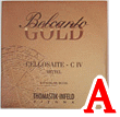 チェロ弦　Belcanto Gold／Ａ線BC25G