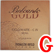 チェロ弦　Belcanto Gold／Ｇ線BC28G