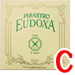 チェロ弦　Eudoxa／Ｃ線2344