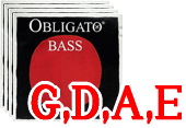 コントラバス用セット弦　Obligato
