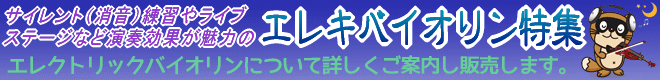 エレキバイオリン特集