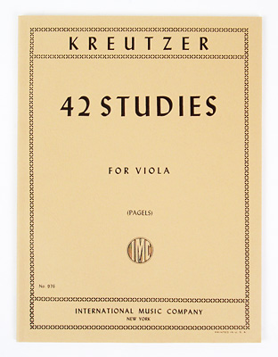 クロイツェル教本ヴィオラのための42の練習曲