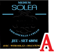 チェロ弦　Corelli Solea／Ａ線681M