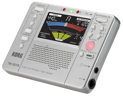 チューナーメトロノームトレーナーKORG/TM-50TRシルバー